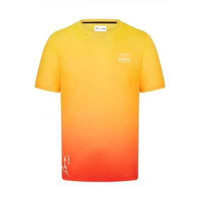 Aston Martin tricou de bărbați Barcelona Graphic Fernando Alonso F1 Team 2024 - XXL foto