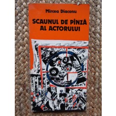 Mircea Diaconu &ndash; Scaunul de panza al actorului CU DEDICATIE SI AUTOGRAF