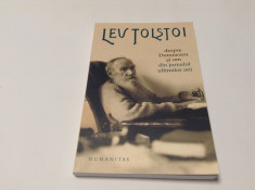 LEV TOLSTOI - DESPRE DUMNEZEU SI OM. DIN JURNALUL ULTIMILOR ANI (1907-1910) foto