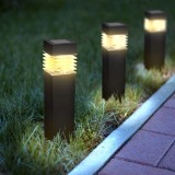 Lampa solara detasabila - negru, alb cald - 5,7 x 5,7 x 28 (+12) cm, Garden Of Eden