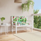 Cumpara ieftin Perne bancă de grădină 2 buc. multicolor 100x50x7 cm textil
