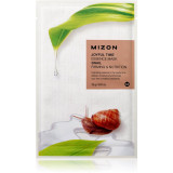 Mizon Joyful Time Snail mască textilă nutritivă cu efect de &icirc;ntărire 23 g