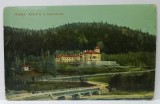 BUSTENI , CASTELUL G.G. CANTACUZINO , CARTE POSTALA ILUSTRATA , INCEPUTUL SEC. XX