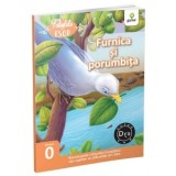Fabulele lui Esop: Furnica si porumbita. Recomandat cititorilor incepatori sau copiilor cu dificultati de citire. Super DYS - Nivelul 0 - Esop, Raluca