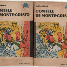 Contele de Monte-Cristo vol 1 si 2 - Alexandre Dumas, Ed. Tineretului, 1964