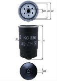 Filtru combustibil KNECHT KC226, Mahle