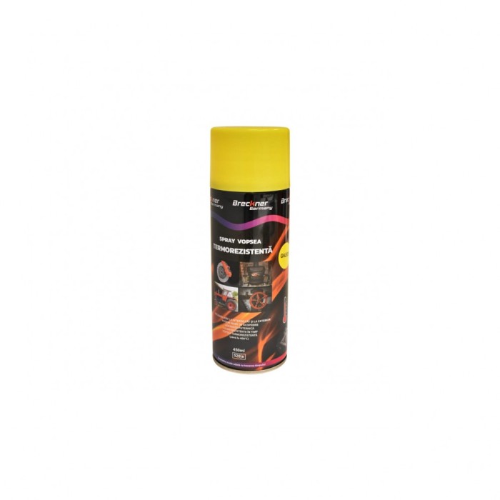 Spray vopsea GALBEN rezistent termic pentru etriere 450ml Cod: BK83116