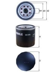 MAHLE OC 978 Filtru ulei