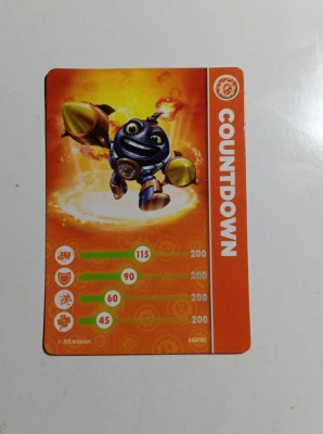Skylanders Countdown - card foto