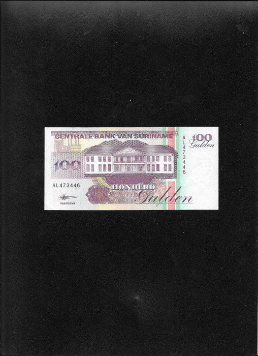 Surinam Suriname 100 gulden 1998 seria473446