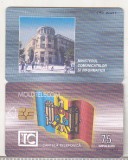 bnk card Cartela telefonica de colectie - Moldova Moldetelcom 75 imp 04/99