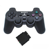 Controller PS2 Sony, wireless, Dualshock 2, joystick pentru consola Playstation