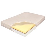 Saltea de Pat Ortopedica Memory 7 cm HD, Bio Cocos, Bio Bambus, 14+2+7, 150x200