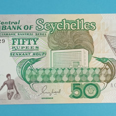 Seychelles 50 Rupees 1989 'Pescari' UNC serie: A001029