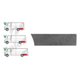 Segment reparatie aripa spate Mercedes Vario 512d-814,1996- Partea Stanga, Spate, in spatele rotii, Rapid