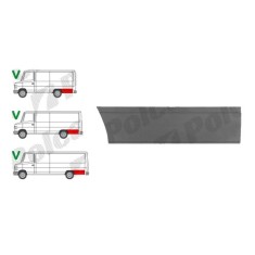 Segment reparatie aripa spate Mercedes Vario 512d-814,1996- Partea Stanga, Spate, in spatele rotii foto