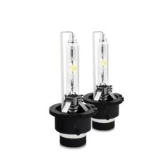 Set 2 becuri auto D2S, putere 35W, temperatura culoare 6000k, 12V, Xenon, fluxul luminos 3800 lumeni, consum redus de energie, negru