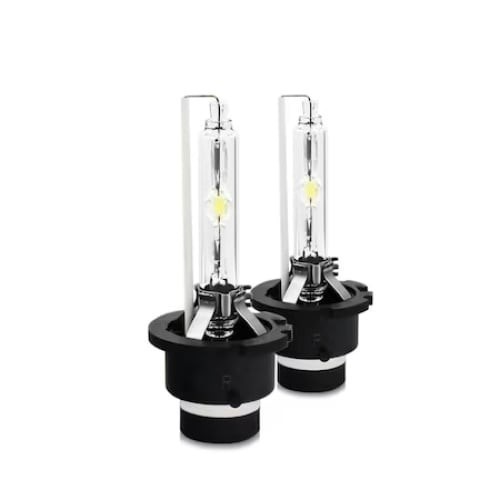 Set 2 becuri auto D2S, putere 35W, temperatura culoare 6000k, 12V, Xenon, fluxul luminos 3800 lumeni, consum redus de energie, negru