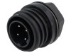 Conector Circular Soclu 4-PIN Buccaneer 900 Nichelat