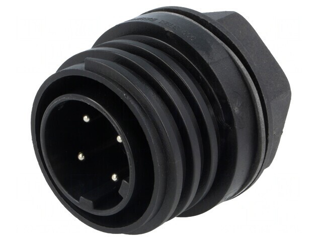 Conector Circular Soclu 4-PIN Buccaneer 900 Nichelat