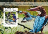 MOZAMBIC 2016 - Pasari, pescarasul albastru / bloc nou