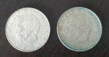 Lot 2 monede Suedia - 1 Krona 1964 si 1965 - Argint, Europa