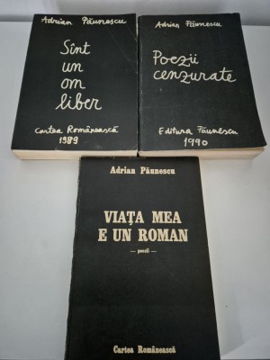 Adrian Paunescu Set trei volume foto