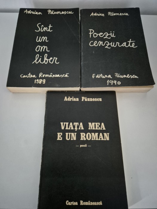 Adrian Paunescu Set trei volume