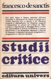 Francesco de Sanctis - Studii critice