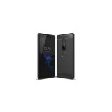Husa Sony Xperia XZ2 - iberry Carbon Neagra, Negru, Silicon, Carcasa
