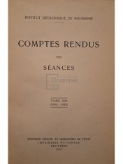 Comptes rendus des seances, tome XXI (1932-1933) (Editia: 1937) foto