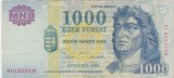 UNGARIA 1000 Forint Forinti 2000 Millennium VF