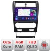 Navigatie Ford Mondeo 2004-2007 dedicata Android QLED octa core 4+64 4G DSP FHD carplay android auto radio gps internet Android kit-mondeo2004-v2+EDT-