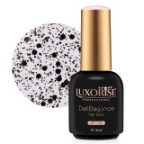 Cumpara ieftin Top Coat LUXORISE - Dot Elegance, Black Bliss 10ml