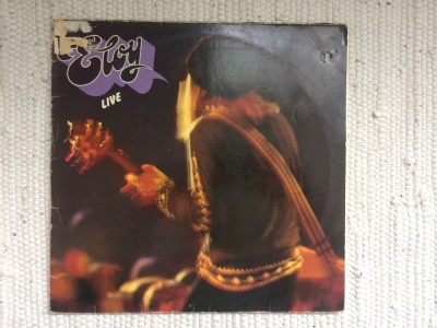 Eloy Live 1978 dublu disc vinyl 2 LP muzica krautrock progresiv prog rock EMI harvest records VG/VG+ foto