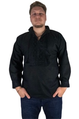 Bluza tip ie barbati RBN24 negru , marimea 3XL foto