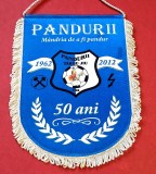 Fanion fotbal - "PANDURII" TARGU-JIU (Aniversare 50 ani 1962/2012)