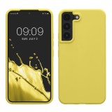 Husa Kwmobile pentru Samsung Galaxy S22, Silicon, Galben, 56756.149
