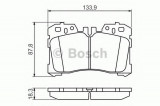 Set placute frana,frana disc LEXUS LS (UVF4, USF4) (2006 - 2016) BOSCH 0 986 494 423