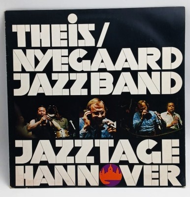 Theis/Nyegaard Jazzband &amp;lrm;&amp;ndash; Jazztage Hannover NM / VG+ vinil LP disc jazz Metronome Danemarca 1977 foto