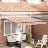vidaXL Cortina Retractabilă Multicolour 300 x 250 cm Poliester și oțel 3330001