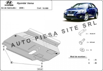 Scut metalic motor Hyundai Verna fabricat incepand cu 2006 APS-10,089 foto