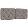 VidaXL Pernă pentru tăblie de pat, gri taupe, 120 cm, material textil 4019216