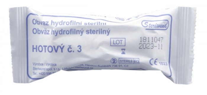 Pansament steril nr. 3