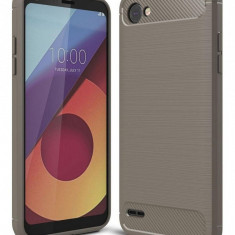 Husa LG Q6 - Luxury Carbon TSS, Gri