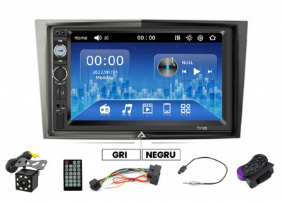 [KIT] MP5 Player pentru OPEL, WinCE, Bluetooth, USB, CardSD, Camera Marsarier, Auxiliar, Mirrorlink, Touchscreen, - AD-BGP7010B+AD-BGROP0022DIN foto