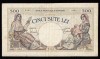 ROMANIA 500 LEI - 1926 . Frumoasa si data ft rara ! Varianta &quot; Rita &quot;
