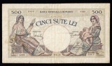 ROMANIA 500 LEI - 1926 . Frumoasa si data ft rara ! Varianta &quot; Rita &quot;