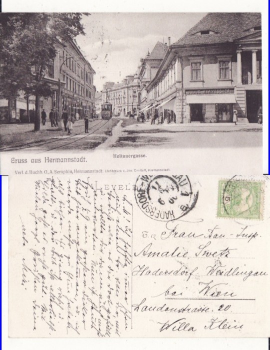 Sibiu - Heltauergasse- tramvai