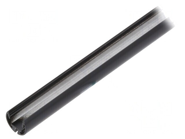 Profil Aluminiu Negru LED 1m Oval